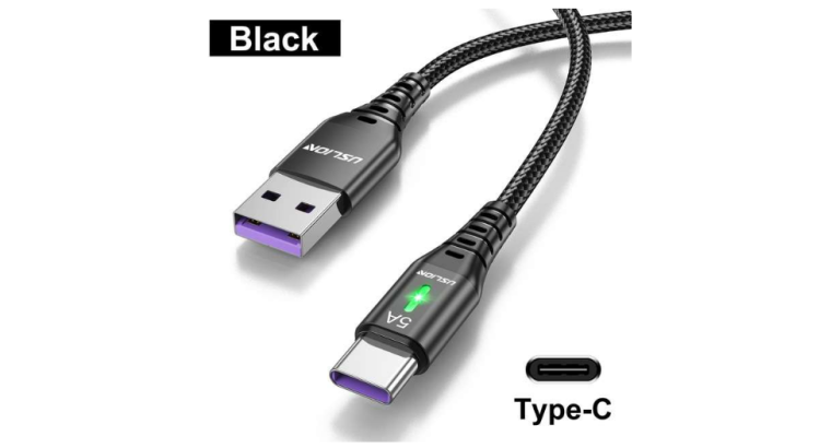 Uslion 5A Câble USB Type C