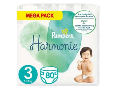 Economisez 86 % : Couches Pampers Harmonie – Différentes tailles