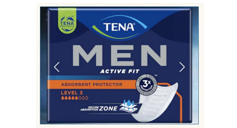 Échantillon gratuit Tena Men Protection contre les fuites urinaires