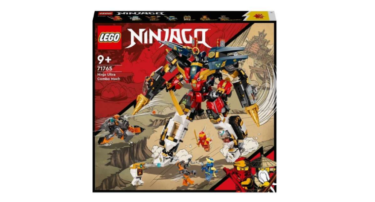 56 % de remise : Le Robot Ultra Combo Ninja 4 en 1 – Jeu de construction Lego Ninjago 71765