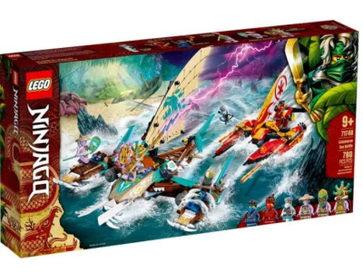 43 % de remise : La bataille de catamarans – Jouet Lego Ninjago – 71748