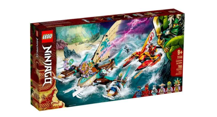 43 % de remise : La bataille de catamarans – Jouet Lego Ninjago – 71748