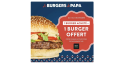 Offre exceptionnelle : Les Burgers de Papa : 1 burger acheté = 1 burger offert