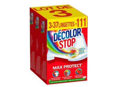 70 % de remise : Décolor Stop – Lot de 3 boîtes de 37 lingettes Eau écarlate