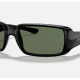 50 % de remise : Lunettes de soleil Ray-Ban RB4338 Monture noir brillant