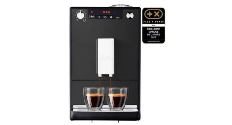 Profitez de 31 % de remise : Machine Expresso Automatique Melitta – Noir Mat