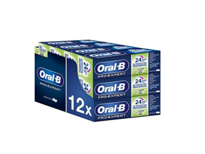 Economisez 52 % : Oral-B – Pack de 12 Dentifrices Menthe Fraîche