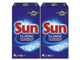 Sun Classic – Lot de 2 paquets de 4 kg de sel régénérant