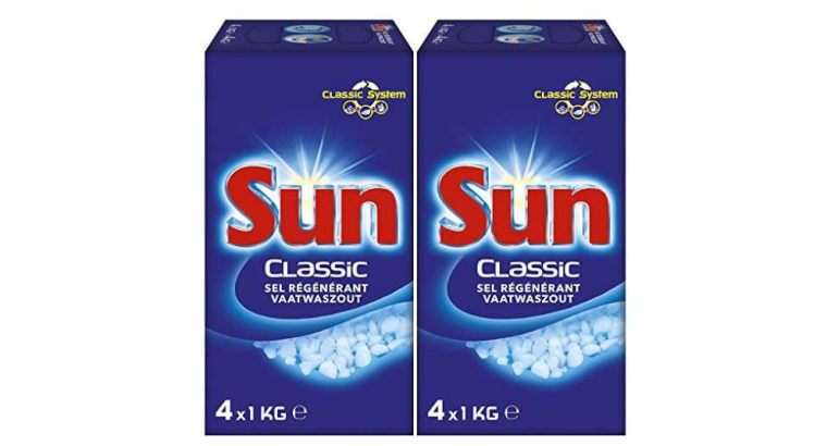 Sun Classic – Lot de 2 paquets de 4 kg de sel régénérant