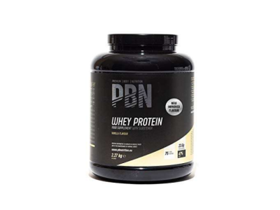 -43 % : PBN Premium Body Nutrition Pot de whey protéine en poudre – 2.27 kg, Vanille