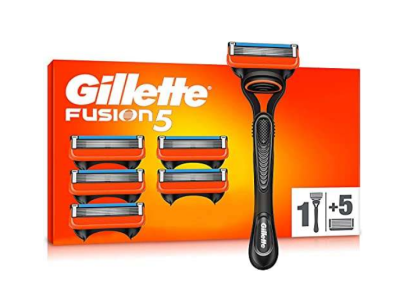 Economisez 43 % : Rasoir pour homme Gillette Fusion5 + 6 lames