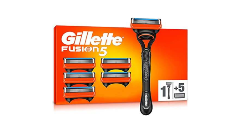 Economisez 43 % : Rasoir pour homme Gillette Fusion5 + 6 lames