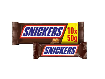 Snickers Paquet de 10 barres – 10 x 50 g