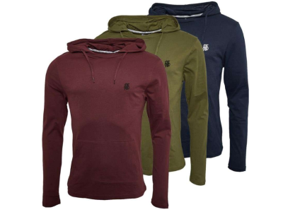 -56 % : DFND Lot de 3 Sweats à Capuche Sahara Multicolore pour Homme