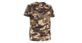 Economisez 43 % : Solognac – Tee shirt manches courtes Chasse 100 WL V1 – Camouflage marron