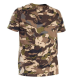 Economisez 43 % : Solognac – Tee shirt manches courtes Chasse 100 WL V1 – Camouflage marron