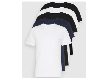 Profitez de 65 % de remise : Pier One Pack de 5 t-shirts basiques