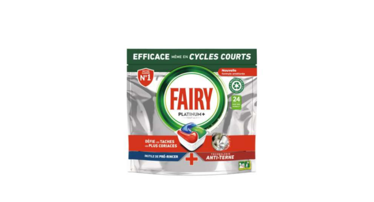 73 % de remise : Fairy Platinum+ Paquet de 24 tablettes lave-vaisselle