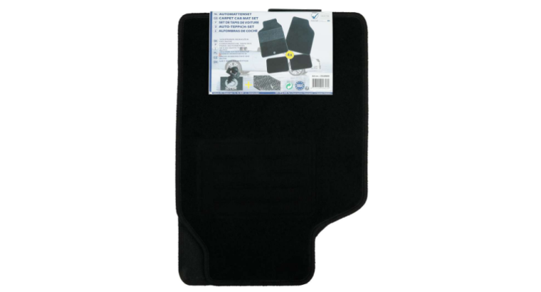 Set de tapis de voiture antidérapants – 4 pièces