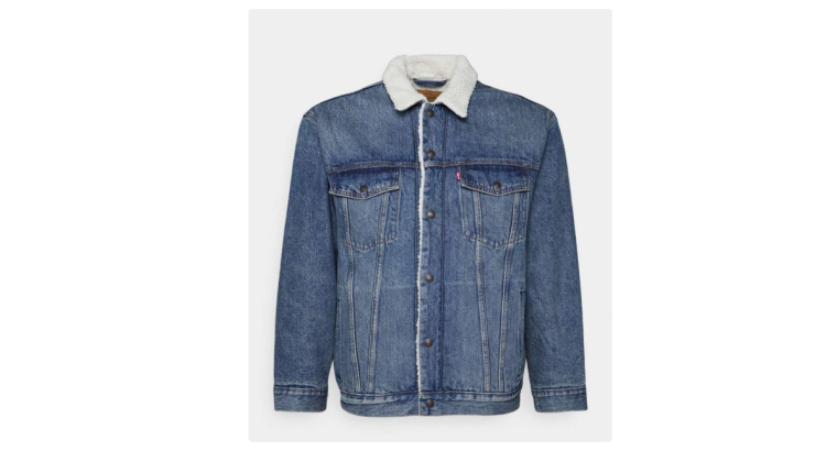 65 % d’économies : Levi’s Plus Big Trucker Veste en jean