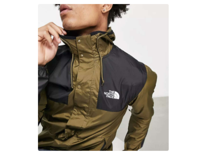 48 % d’économies : The North Face Veste imperméable Seasonal Mountain – Kaki et noir