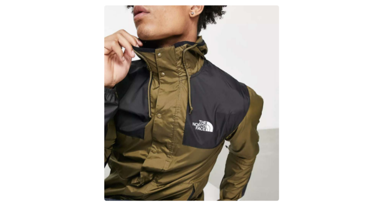 48 % d’économies : The North Face Veste imperméable Seasonal Mountain – Kaki et noir