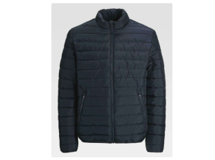 61 % de remise : Jack &Jones Veste mi-saison Jwhwing Stand Collar Puffer – bleu marine