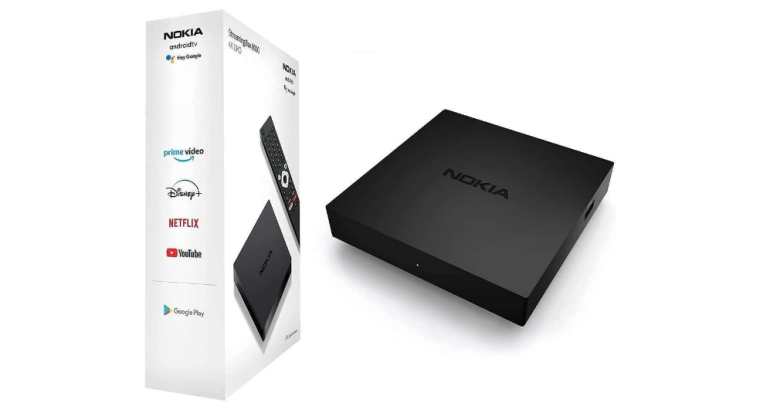 -18 % : Android TV Smart Box Nokia Streaming Box – 4K HDR, H.265