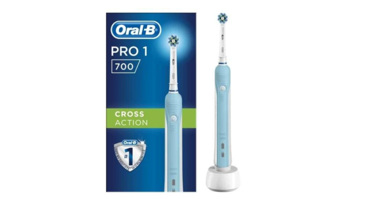 70 % de remise : Oral-B Brosse à dents électrique rechargeable Braun Pro 1 700