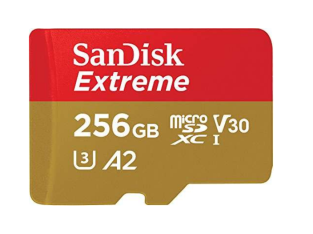 Carte mémoire 256 Go SanDisk Extreme microSDXC