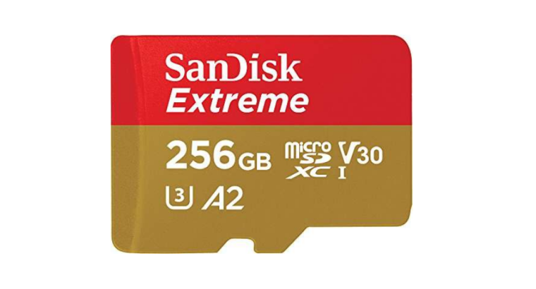 Carte mémoire 256 Go SanDisk Extreme microSDXC