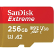 Carte mémoire 256 Go SanDisk Extreme microSDXC