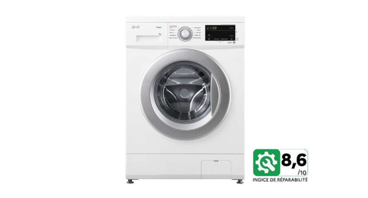 Profitez de -27 % : LG Lave linge hublot F94M21WHS – 9kg