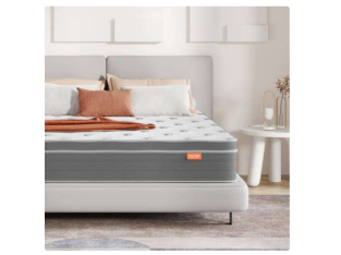 62 % de remise : Matelas Sweetnight – 140 x 200 cm, Gris Blanc