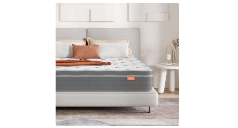 62 % de remise : Matelas Sweetnight – 140 x 200 cm, Gris Blanc