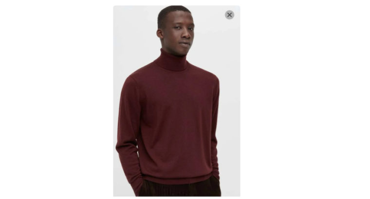 25 % de remise : Uniqlo Pull col roulé – Laine mérinos