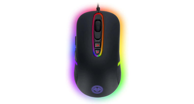 Millenium Souris gamer Optic 1 Advanced – 7 boutons, Capteur optique 8000 dpi