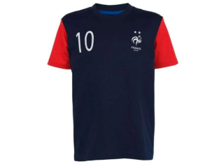 T-shirt de football FFF Mbappé – 100% coton