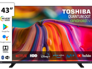 17 % de remise : TV Toshiba 43″ 43QA4163DG – 4K UHD, QLED, Android TV, HDR