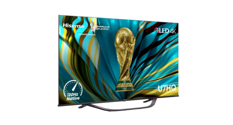 Jusqu’à -14 % : TV Hisense 55″ 55U7HQ QLED 4K – 120Hz, HDR, HDMI 2.1, Dolby Vision