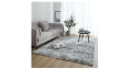 Bénéficiez de 38 % de remise : Tapis Salon Shaggy – Gris – 160 x 230 cm