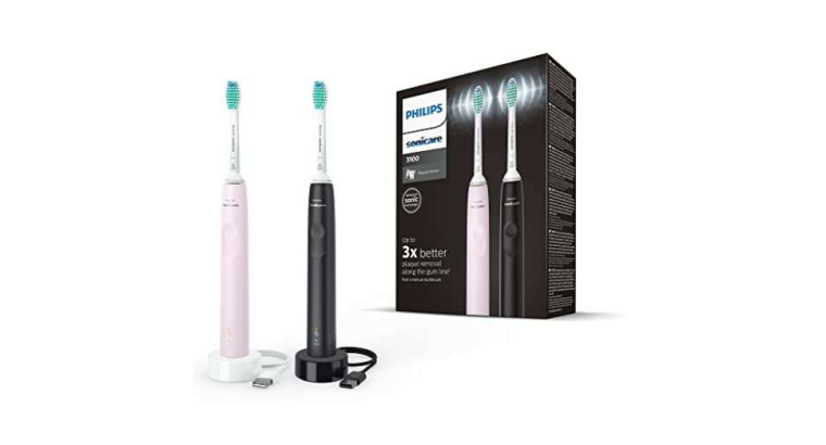 Philips Sonicare – Lot de 2 Brosses à dents électriques 3100 HX3675/15