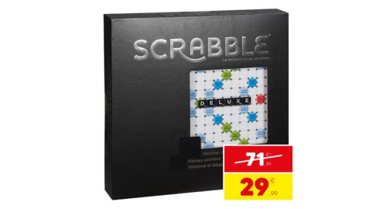 Bénéficiez d’une remise de 58 % : Jeu Scrabble Deluxe