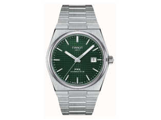 -20 % : Montre Tissot Prx powermatic 80 – vert, 40 mm