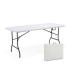 -25 % : Table pliante multi-usage – blanche, 180 x 70 cm