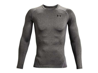 Jusqu’à -46 % : Under Armour T-shirt à manches longues pour homme – gris