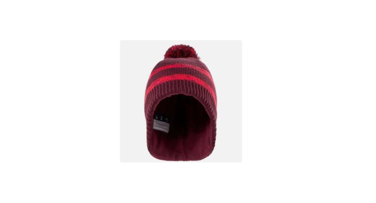 44 % de remise : Wedze Bonnet De Ski Bébé Flap – Bordeaux