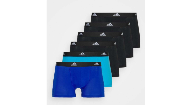 60 % d’économies : Pack de 6 Boxers Adidas Sport Trunk