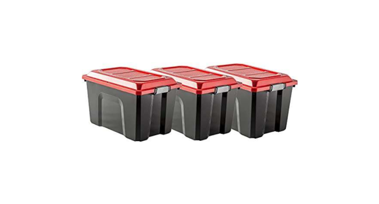 Jusqu’à -43 % : Pack de 3 malles de rangement Locker Sundis – 3 x 60 L