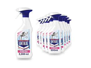 Bénéficiez d’une remise de 14 % : Spray Anti-Calcaire Antikal Fresh – 10 x 500 ml